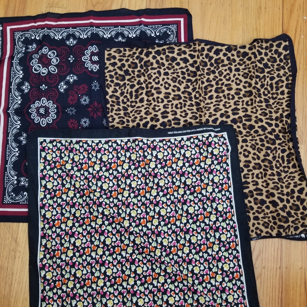 Bandana 3-pack Lot
